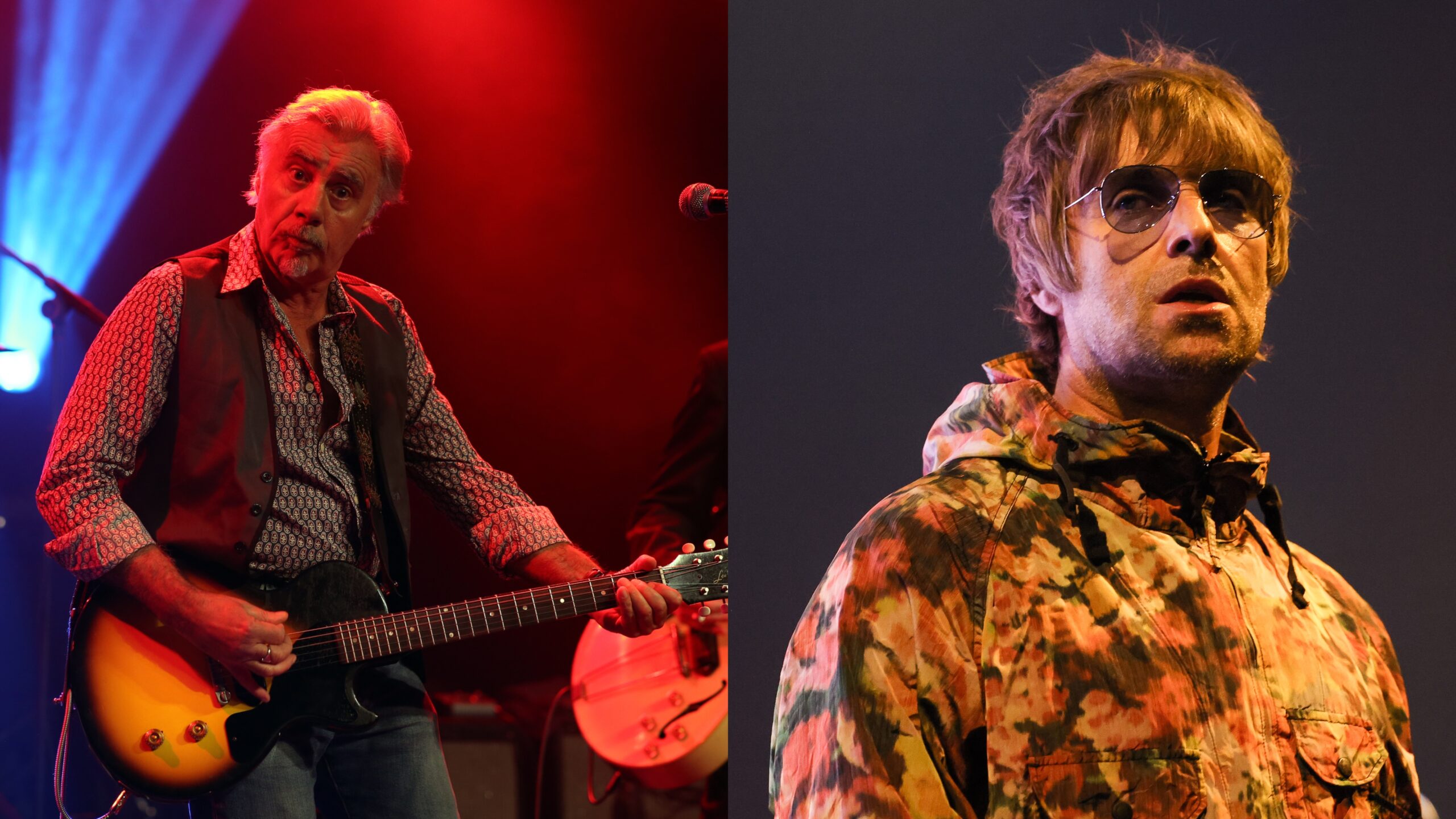 Glen Matlock (l.) und Liam Gallagher (r.)