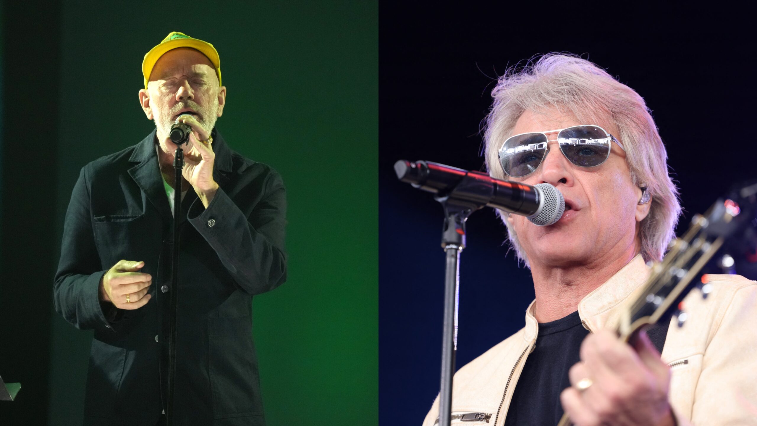 Michael Stipe und Jon Bon Jovi