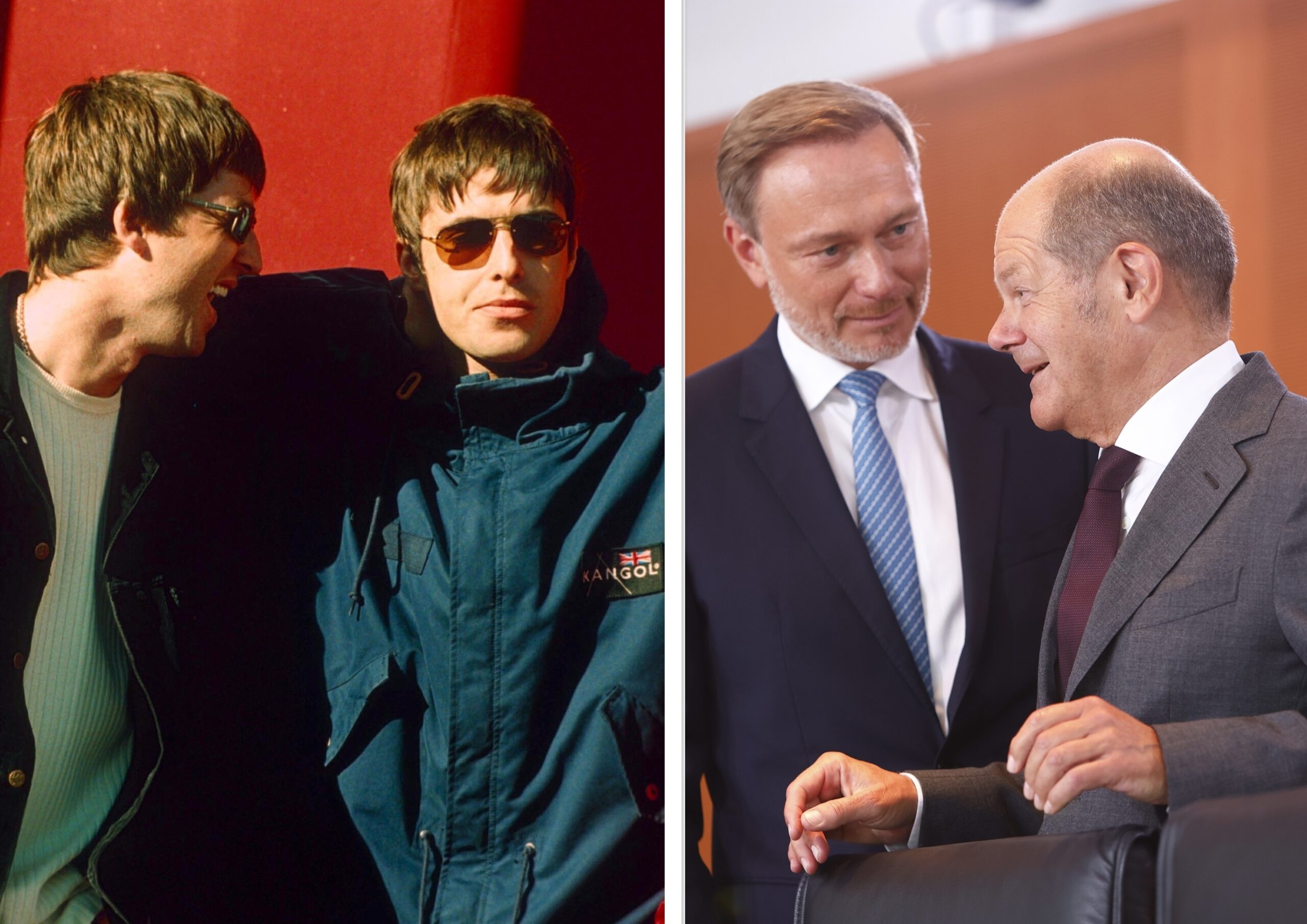 Noel & Liam Gallagher, Olaf Scholz & Christian Lindner