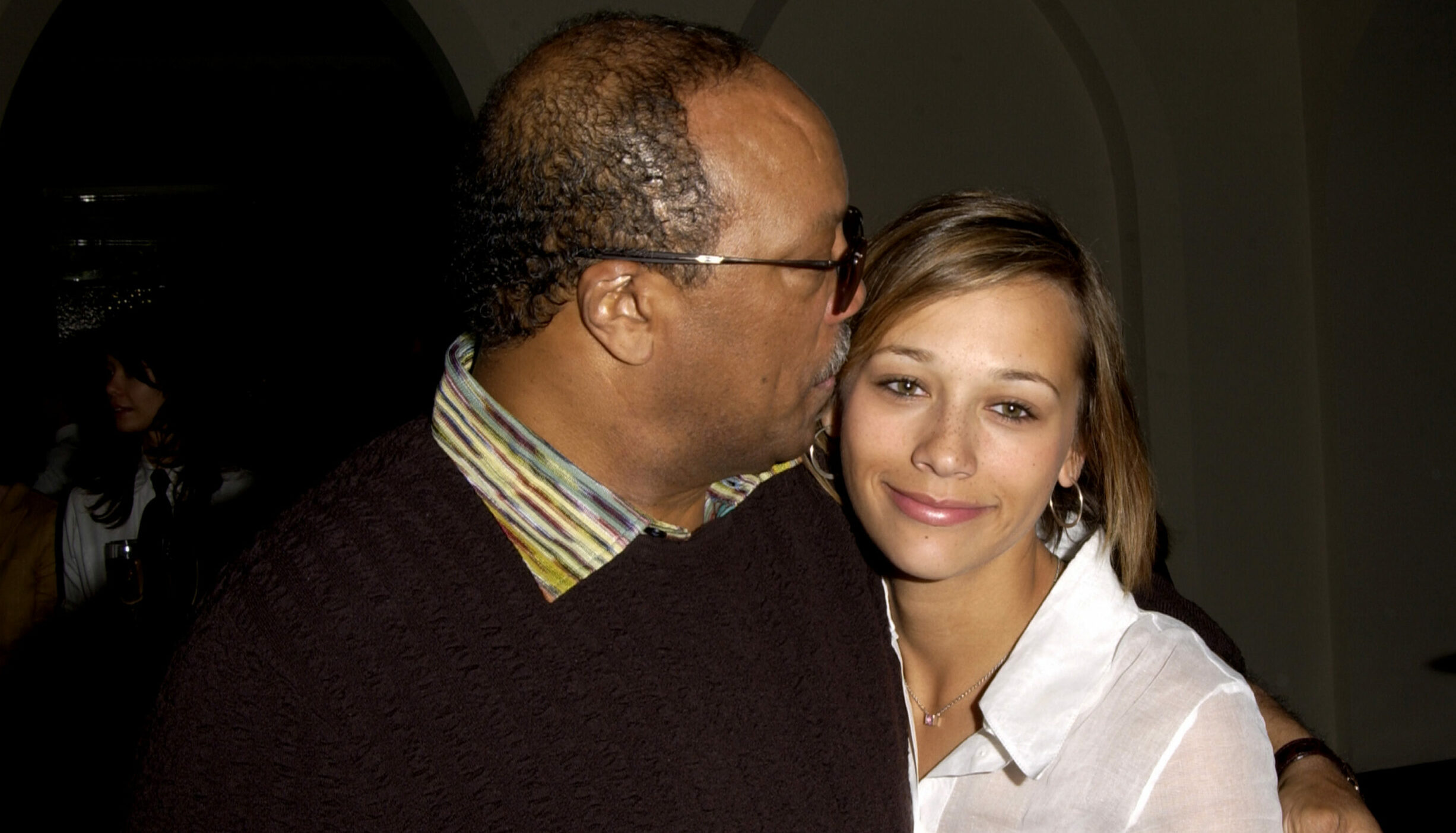 Quincy Jones und seine Tochter Rashida