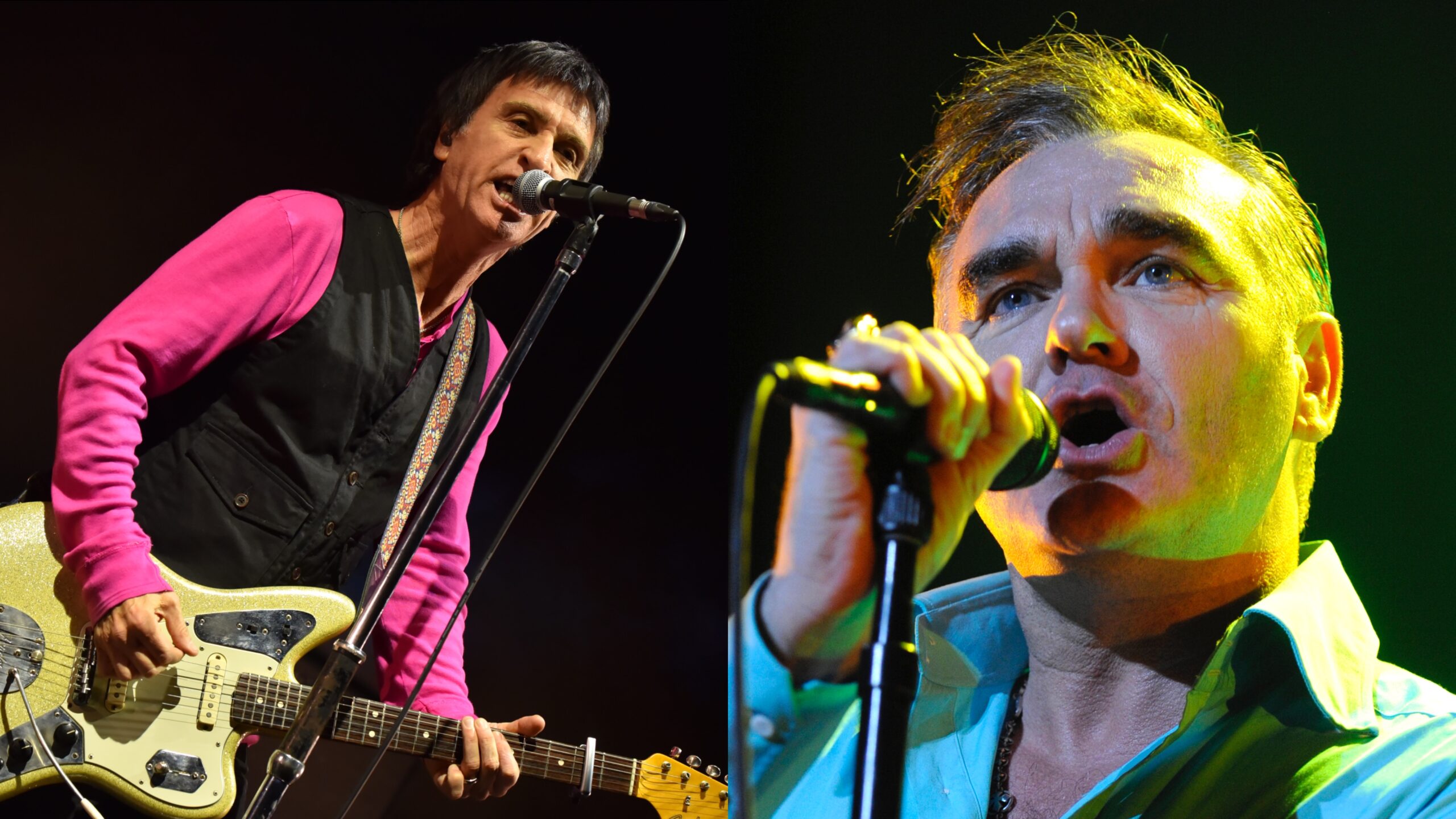 Johnny Marr (links) / Morrissey (rechts)