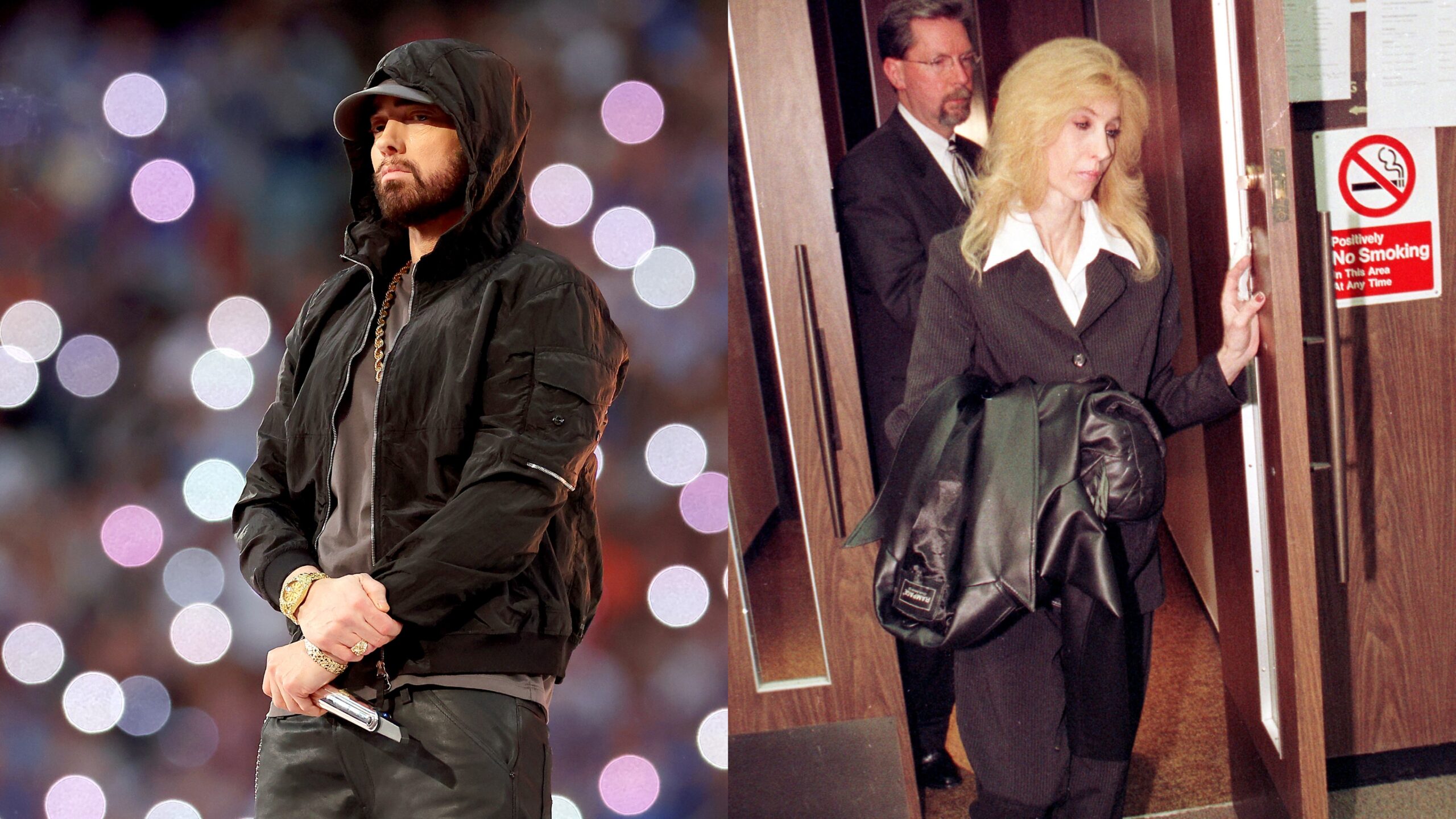 Eminem (l.) und Mutter Debbie Nelson (r.)