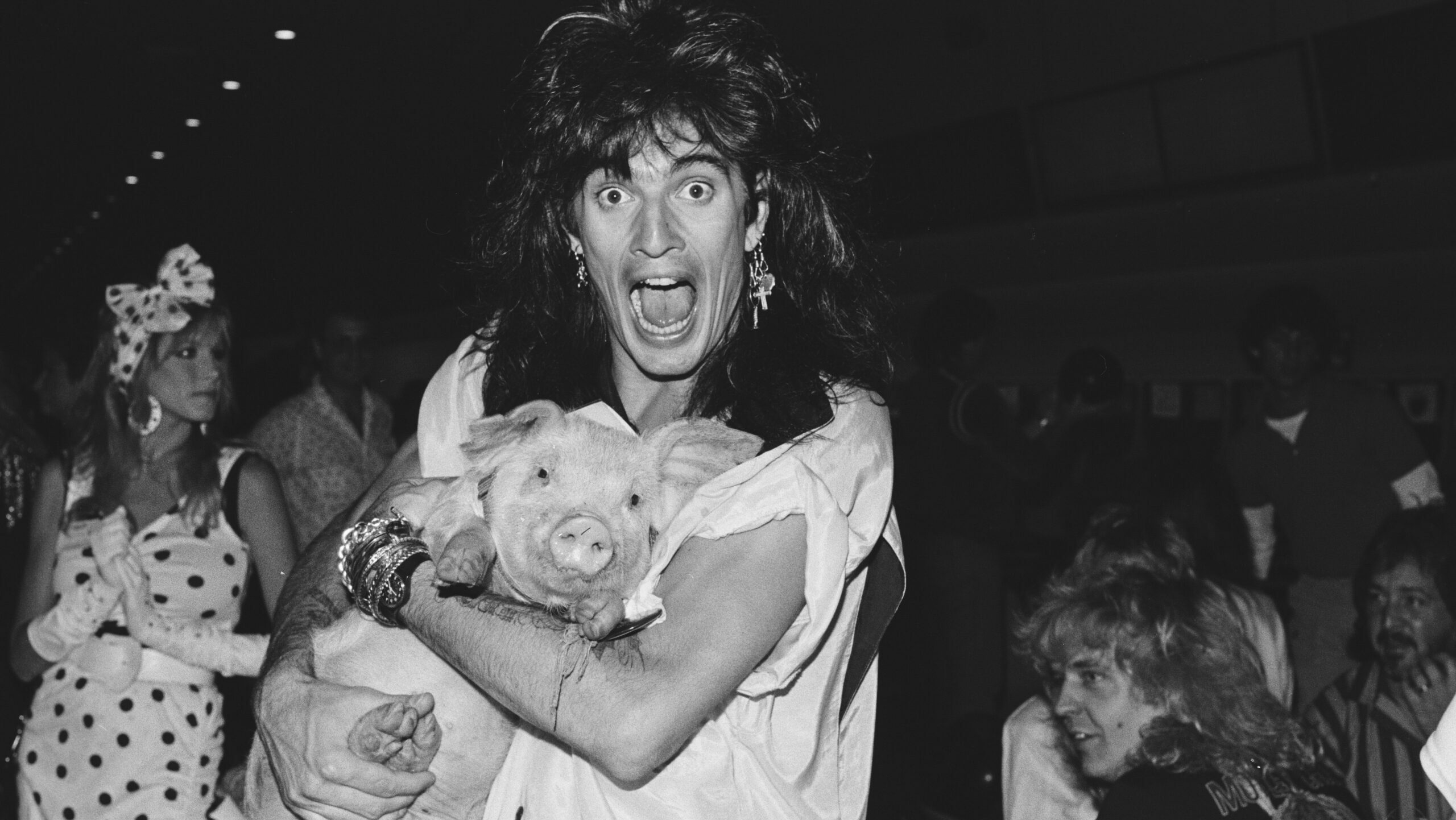 Tommy Lee, ein Schwein, 1985