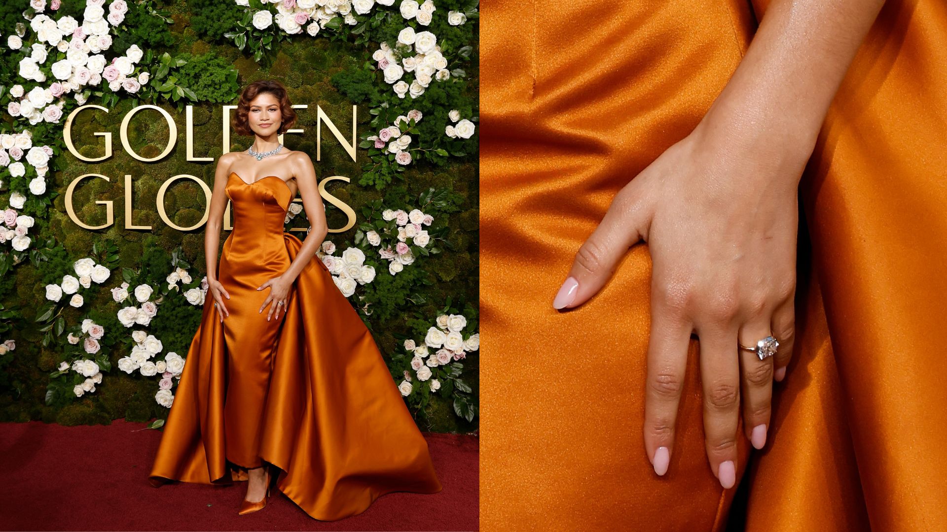 Zendayas Ring bei den Golden Globes